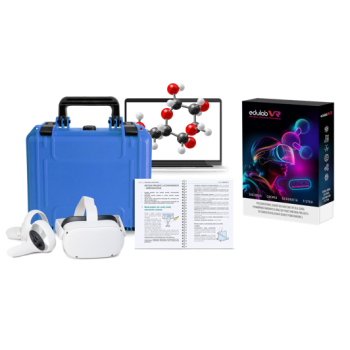 Zestaw eduLabVR Wirtualne Laboratoria Przyrodnicze z goglami VR