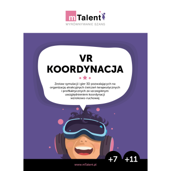 mTalent VR Koordynacja. Wirtualna i rozszerzona rzeczywistość