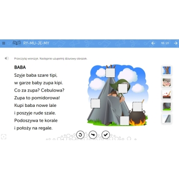 mTalent - Czytanie SY LA BA MI Pakiet Ekspert